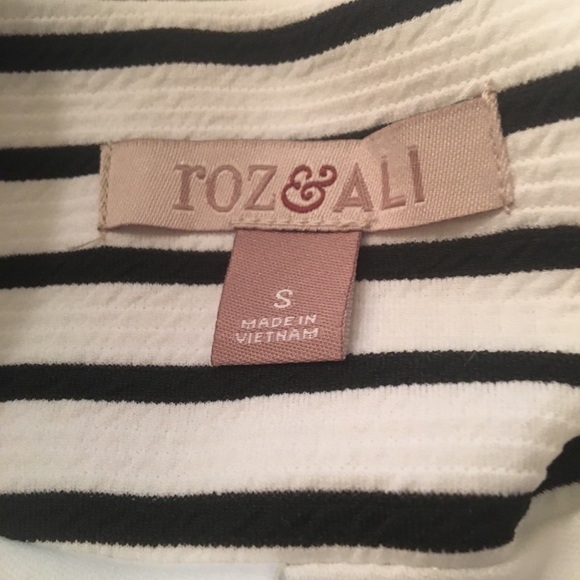 Roz & Ali open front jacket/fake pockets size S - Picture 3 of 5